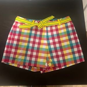 Slazenger Multi-Colored Checker Plaid Scooter Golf Shorts NEW
